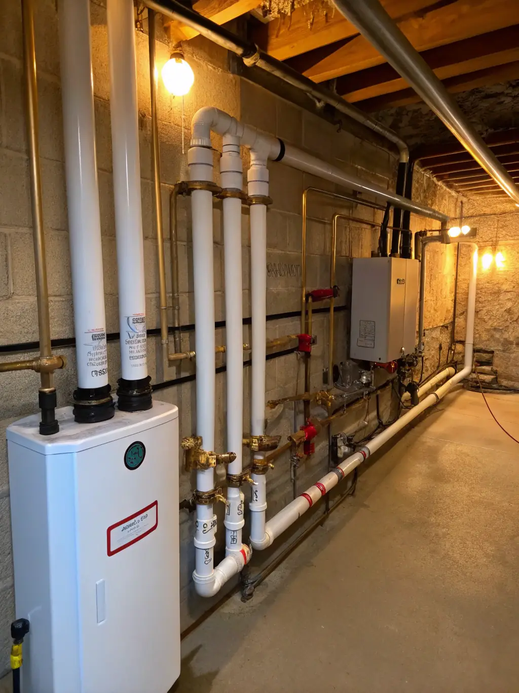 A picture of a clean and well-maintained drain system, symbolizing preventive maintenance.